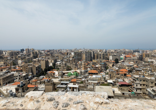 Cityscape seen from the citadel of Raymond de Saint Gilles, North Governorate, Tripoli, Lebanon
