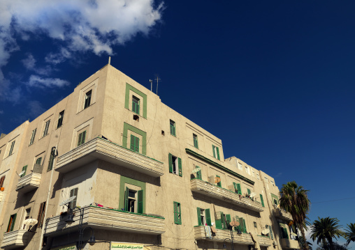 Apartments from the italian settlement, Tripolitania, Tripoli, Libya
