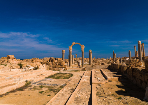 Ruins of a temple, Tripolitania, Sabratha, Libya