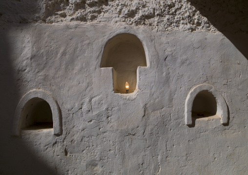 Niche for candles in an old house, Tripolitania, Ghadames, Libya