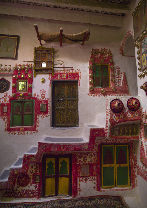 Traditional berber house decoration in the old town, Tripolitania, Ghadames, Libya
