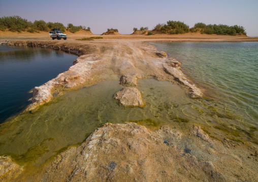 Lake in the desert, Tripolitania, Ghadames, Libya