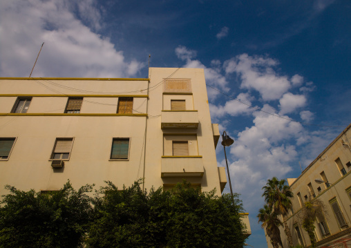 Italian colonial building, Cyrenaica, Benghazi, Libya