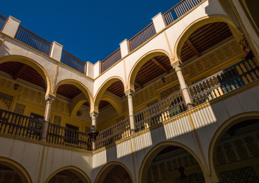 Inner courtyard in the medina, Tripolitania, Tripoli, Libya
