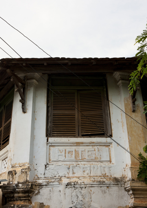 Old french colonial building, Pakse, Laos