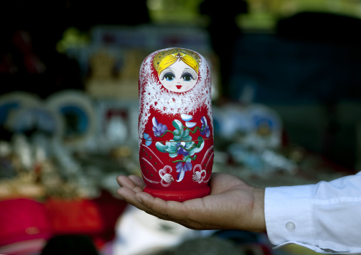 Russian doll made in china, Vientiane, Laos