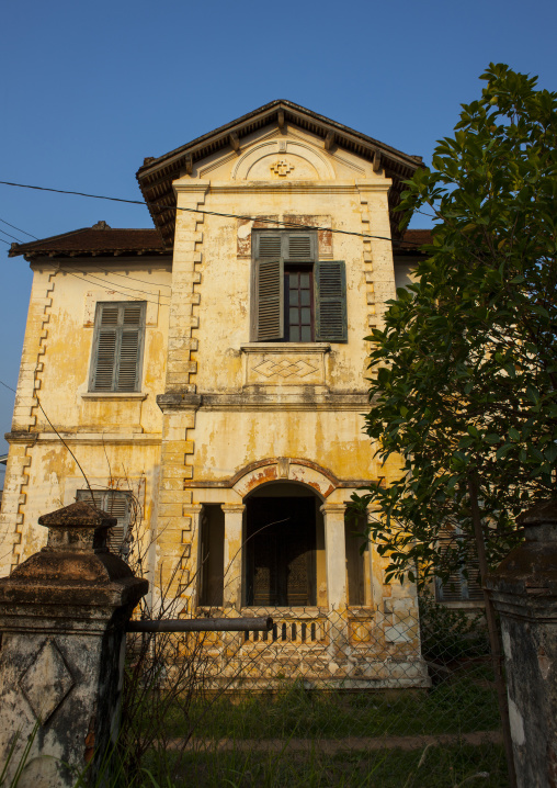 Old french colonial house, Savannakhet, Laos