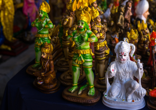 Statues Of Shiva Hindu Gods For Sale In A Shop Near In Batu Caves, Southeast Asia, Kuala Lumpur, Malaysia