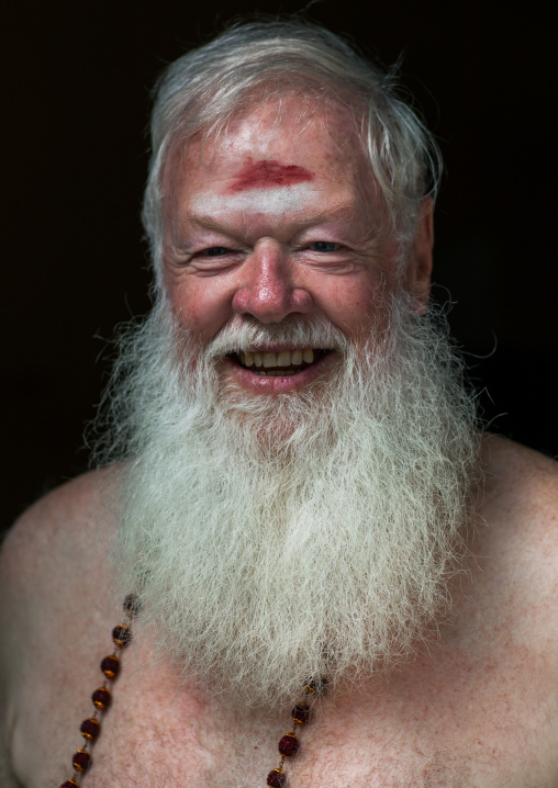 Carl, An Australian Hindu Devotee In Annual Thaipusam Religious Festival In Batu Caves, Southeast Asia, Kuala Lumpur, Malaysia