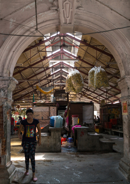 Central Market Hall Entrance, Penang Island, George Town, Malaysia