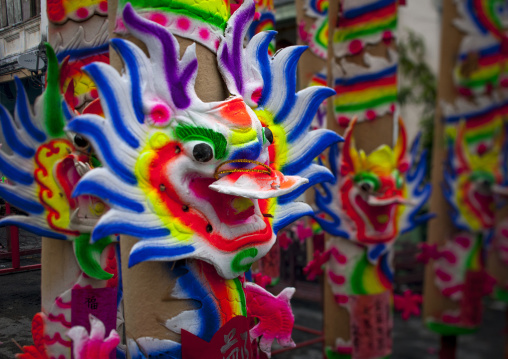 Dragons For Religious Celebration, George Town, Penang, Malaysia