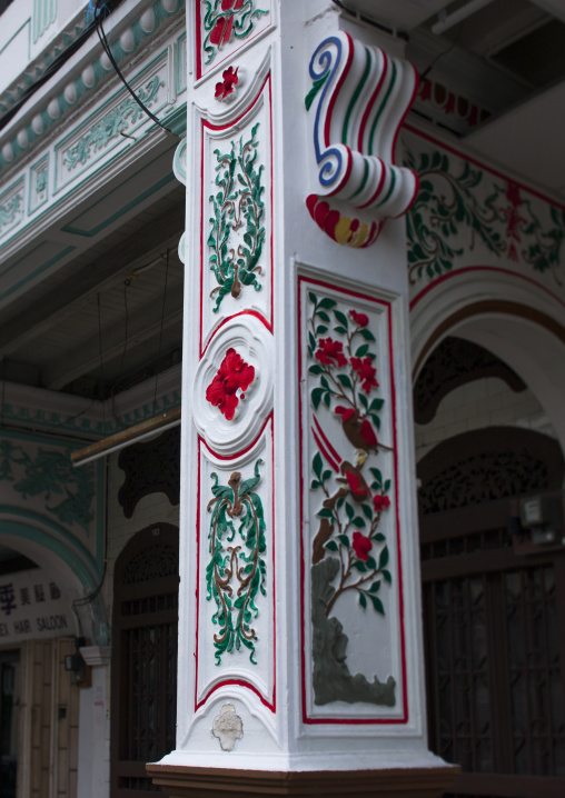 Decorated Column, George Town, Penang, Malaysia
