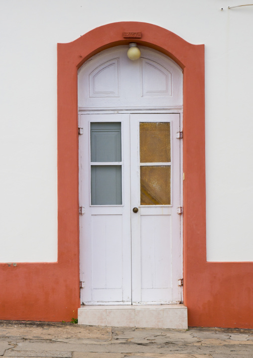 Old Portuguese Colonial Door, Inhambane, Inhambane Province, Mozambique