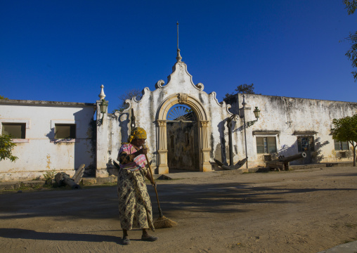 Old Naval Academy In Stone Town, Ilha de Mocambique, Nampula Province, Mozambique