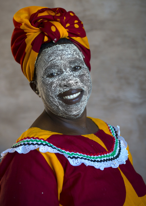 Woman With Muciro Face Mask, Ibo Island, Nampula Province, Mozambique