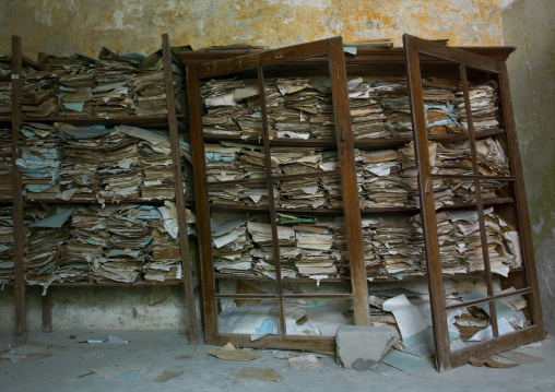 Archives Inside Fortaleza De Sao Joao Baptista, Ibo Island, Cabo Delgado Province, Mozambique