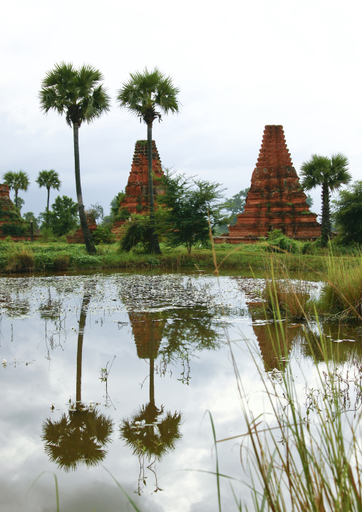 Pagodas In Innwa, Myanmar