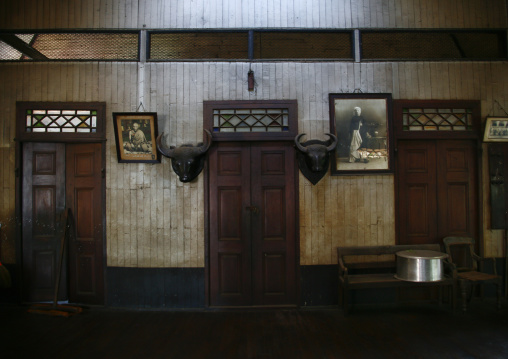 Inside An Old House In Rangoon, Myanmar