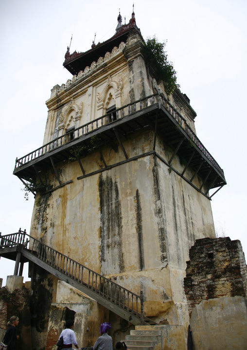 Nanmy Clock Tower In Innwa, Myanmar