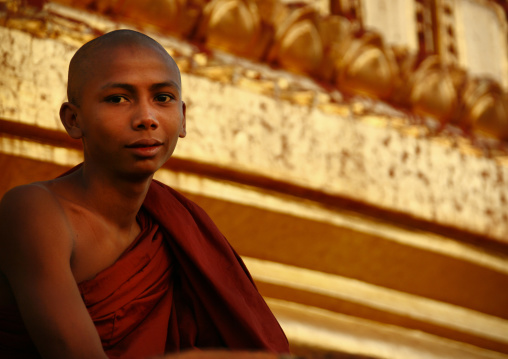 Novice Buddhist Monk,  Bagan, Myanmar