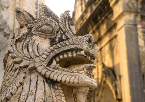 Dragon Statue In Ananda Paya, Bagan, Myanmar