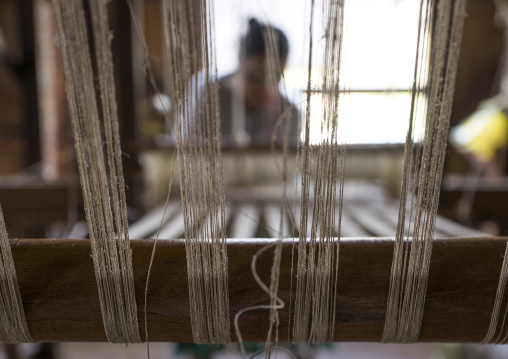 Silk Weaving Workshop, Inle Lake, Myanmar