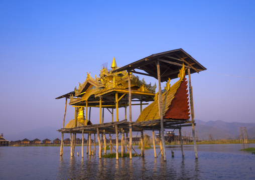 Temple In The Water, Inle Lake, My