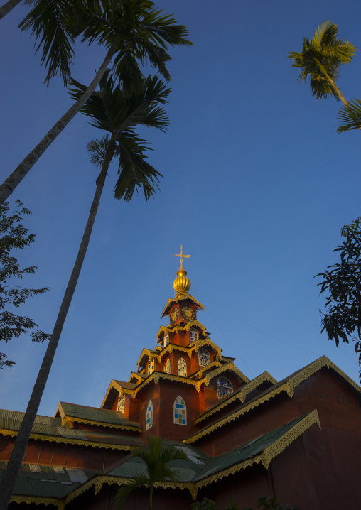 Monastery Tower, Sittwe, Myanmar