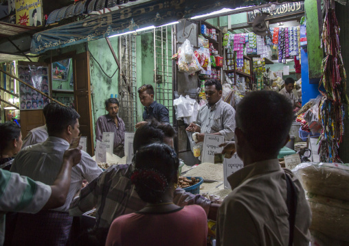 Shop In The Muslim Quarter, Yangon, Myanmar
