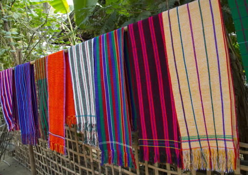 Chin Traditional Textiles, Mrauk U, Myanmar