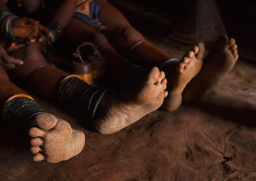 Himba Women Feet, Epupa, Namibia