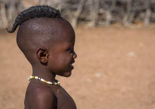 Himba Child Boy, Epupa, Namibia