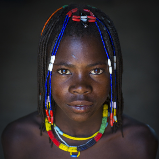Mucawana Tribe Girl, Ruacana, Namibia