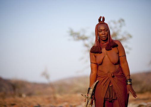 Himba Woman, Okapale Area, Namibia