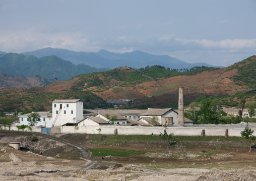 Factory in the countryside, Pyongan Province, Myohyang-san, North Korea