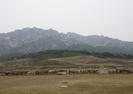 Manwoldae royal palace excavations, North Hwanghae Province, Kaesong, North Korea