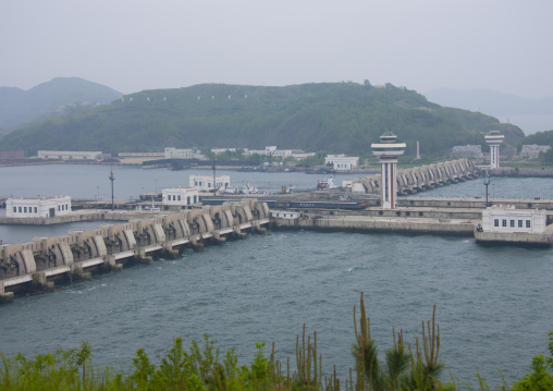The west sea barrage, South Pyongan Province, Nampo, North Korea