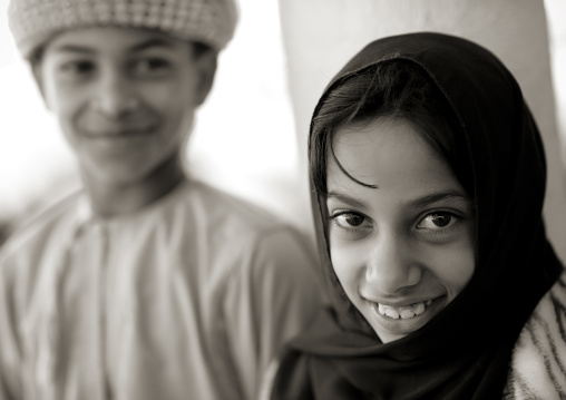 Portrait Of Two Teenagers, Sinaw, Oman