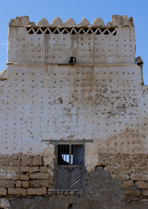 Facade Of Crenel With A Loophole, Mirbat, Oman