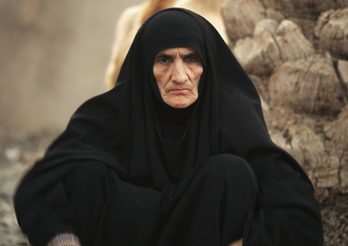 Portrait Of An Old Bedouin Woman, Nizwa, Oman