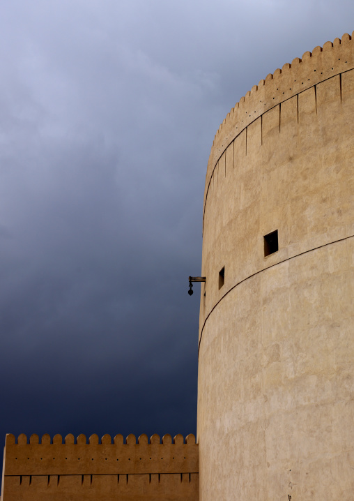 Tower Of Nizwa Castle Under The Blue Sky, Oman