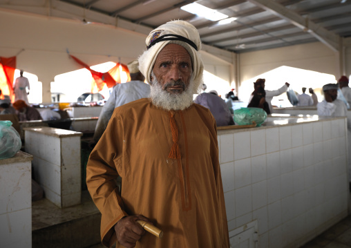 Portrait Of Old Bedouin Man, Sinaw, Oman