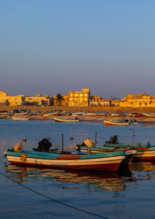 Fishermen boats in the port, Dhofar Governorate, Mirbat, Oman