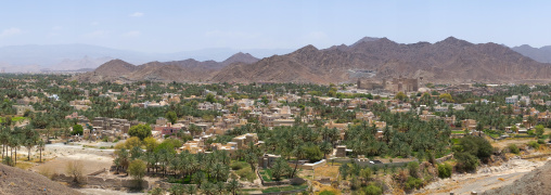 Bahla fort in the middle of an oasis, Ad Dakhiliyah ‍Governorate, Oasis of Bahla, Oman
