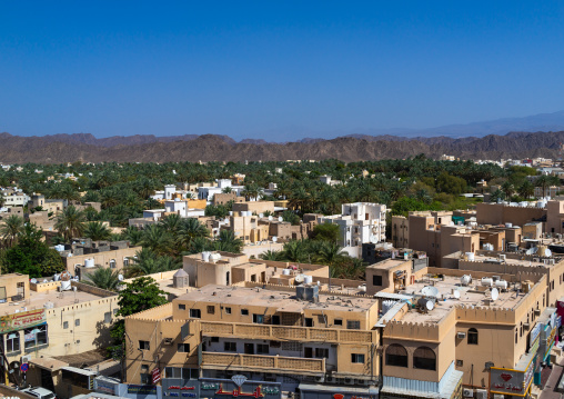 New town in the oasis, Ad Dakhiliyah Region, Nizwa, Oman