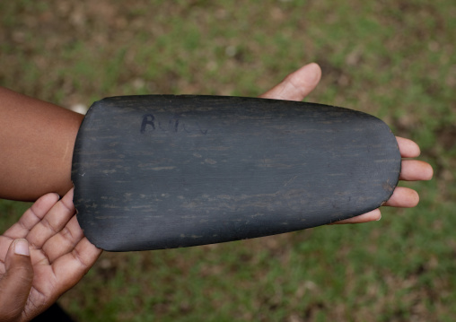 Stone given as a gift for wedding, Milne Bay Province, Trobriand Island, Papua New Guinea