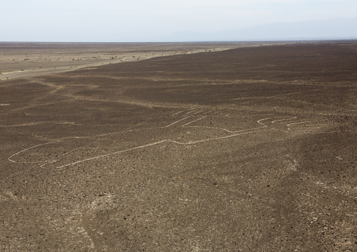 Geometric Shapes In The Desert From The Nazca People, Peru