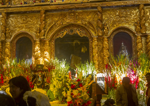 Inside The Chur(ch, Qoyllur Riti Festival, Ocongate Cuzco, Peru