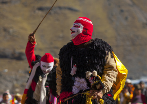Ukuku Whipping, Qoyllur Riti Festival, Ocongate Cuzco, Peru
