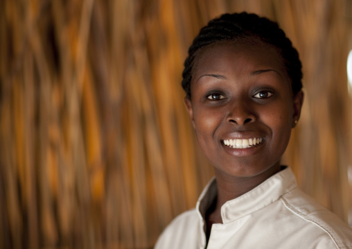 Smiling rwandan woman, Nyungwe Forest National Park, Gisakura, Rwanda